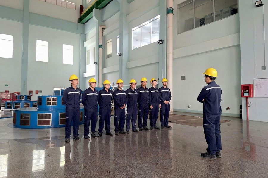 Đội ngũ kỹ sư NVETC tại công trình